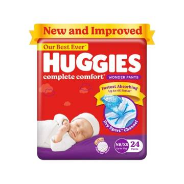 Huggies Wonder Diaper (Pants, XS, Upto 5 kg)
